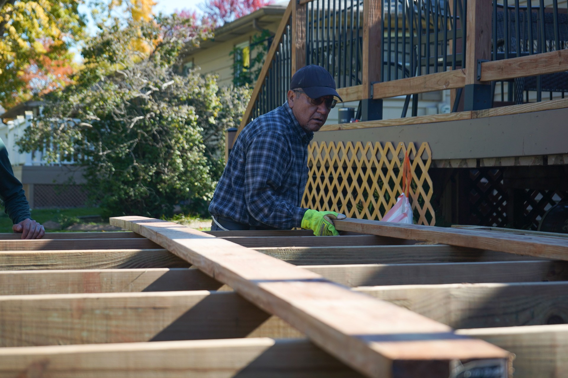 Building a Deck - Stock Photo